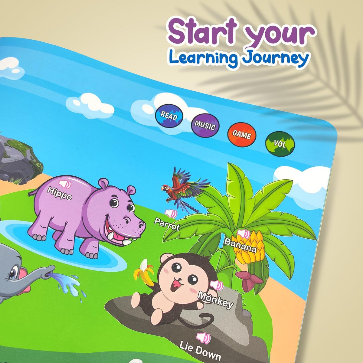 Interactive English Learning Adventure Book