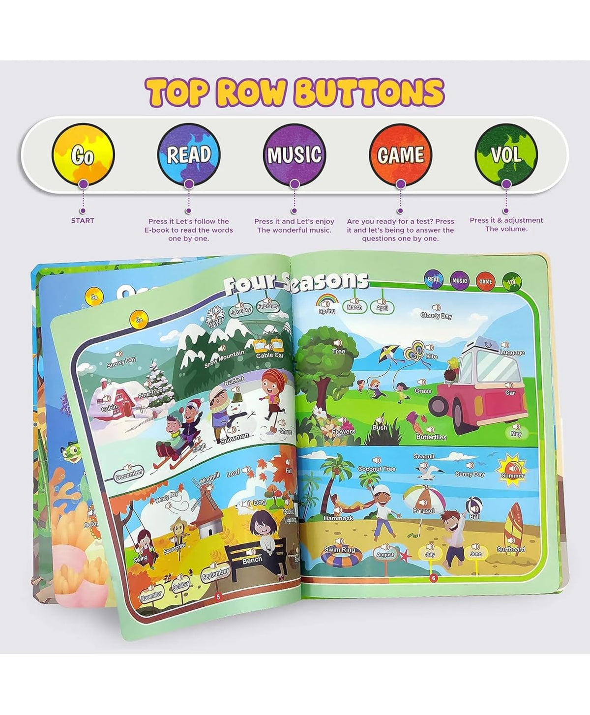Interactive English Learning Adventure Book