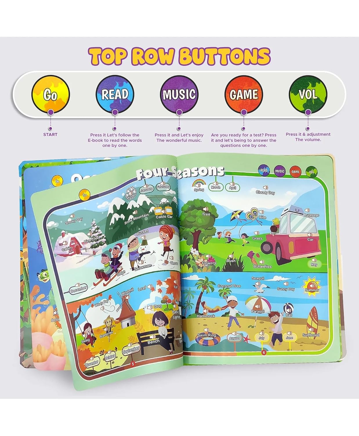 Interactive English Learning Adventure Book