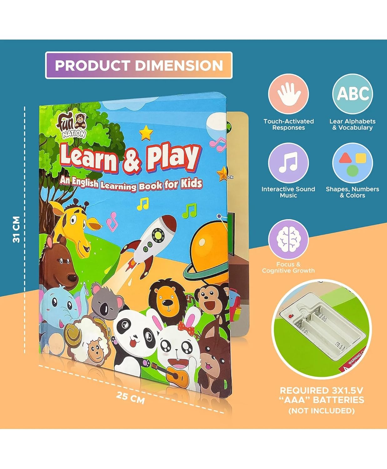 Interactive English Learning Adventure Book